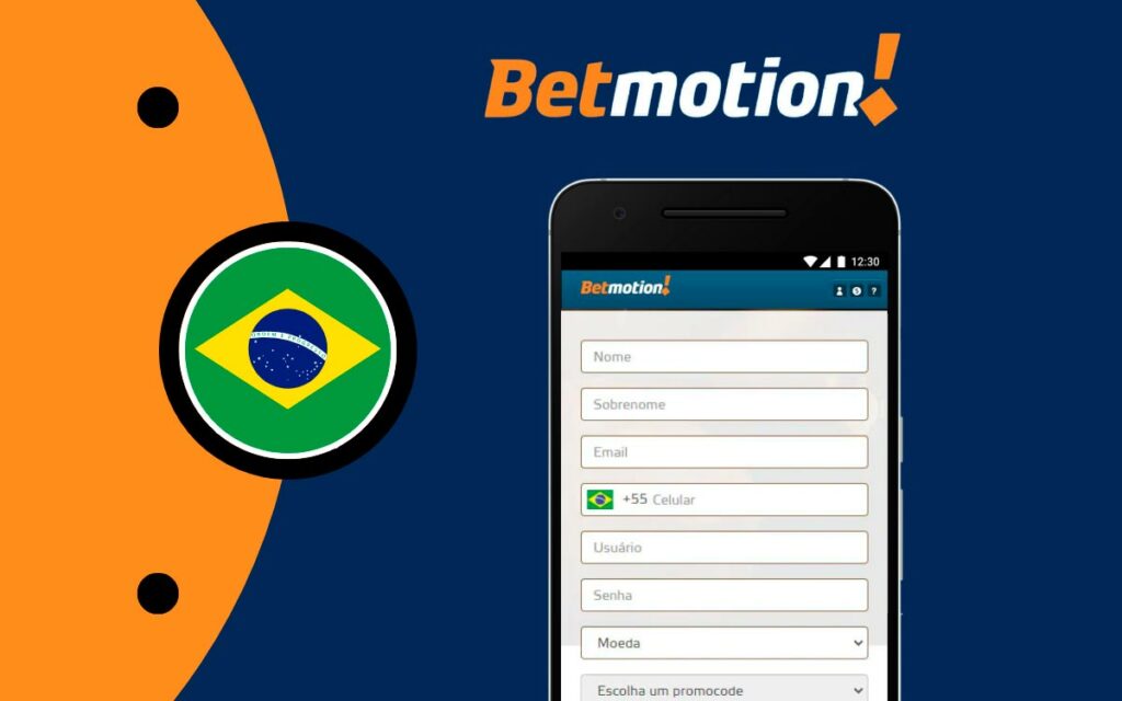 graças ao aplicativo móvel do Betmotion, você pode registrar uma nova conta