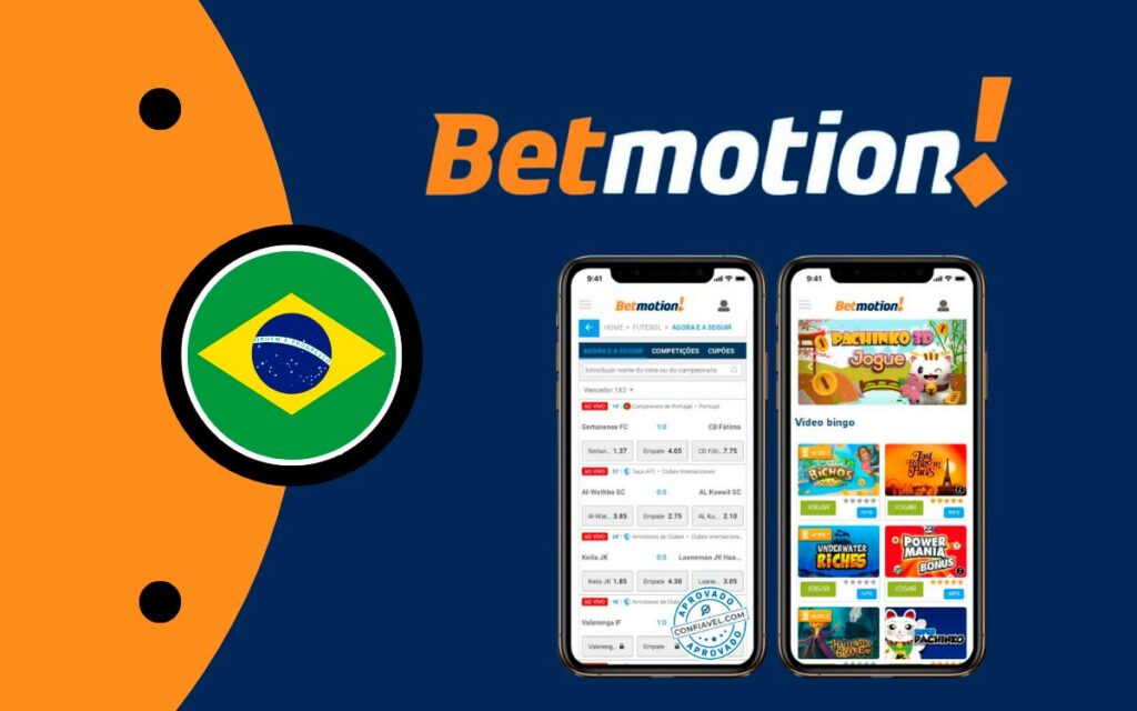 aplicativo móvel do Betmotion Brasil